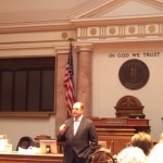 Rep. Jeff Hoover welcoming the KFRW