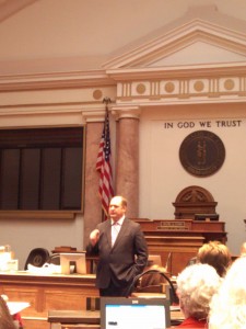Rep. Jeff Hoover welcoming the KFRW