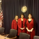 KCRWC Pres. Kim Kraft, Sen. Alice Forgy Kerr and Lynn Berk